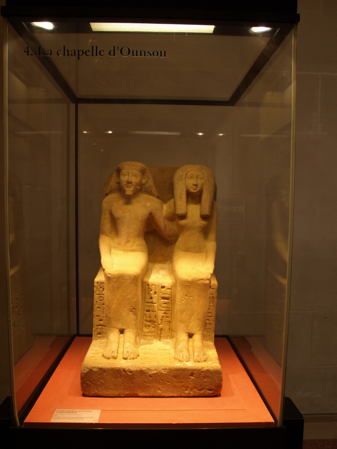 Statue of an Accounting Scribe and One Imenhetep's Ladies